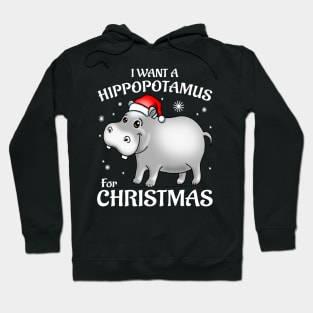 I Want A Hippopotamus For Christmas Hoodie